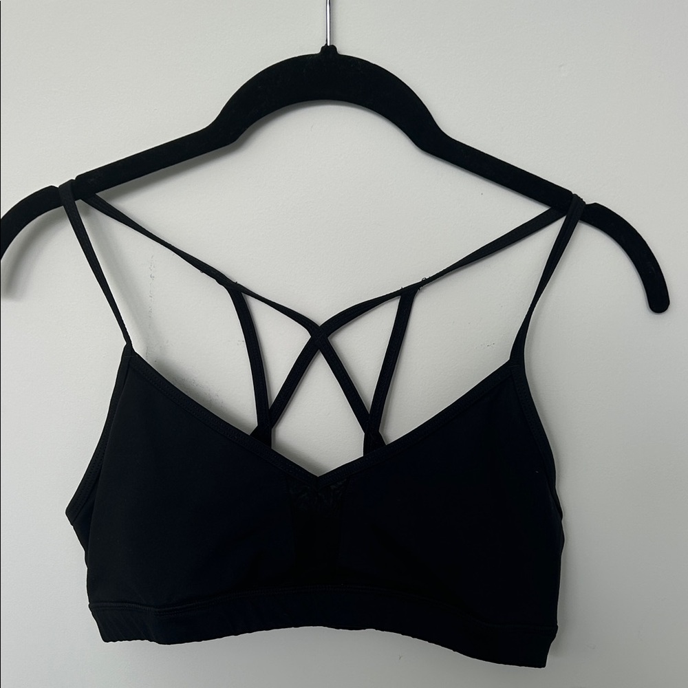 ALO Yoga Black Strappy Bralette
